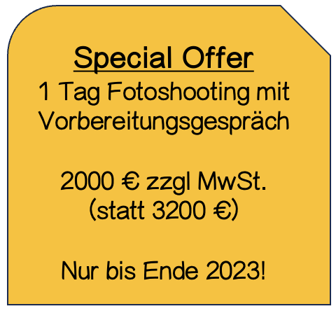 Special Offer für ein Fotoshooting in Berlin oder Köln (Hürth)